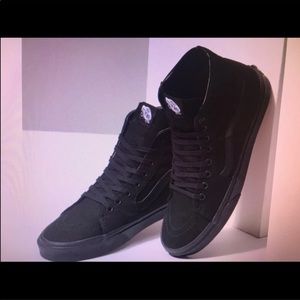 Vans Men's SK8-HI Shoes  ALL Black